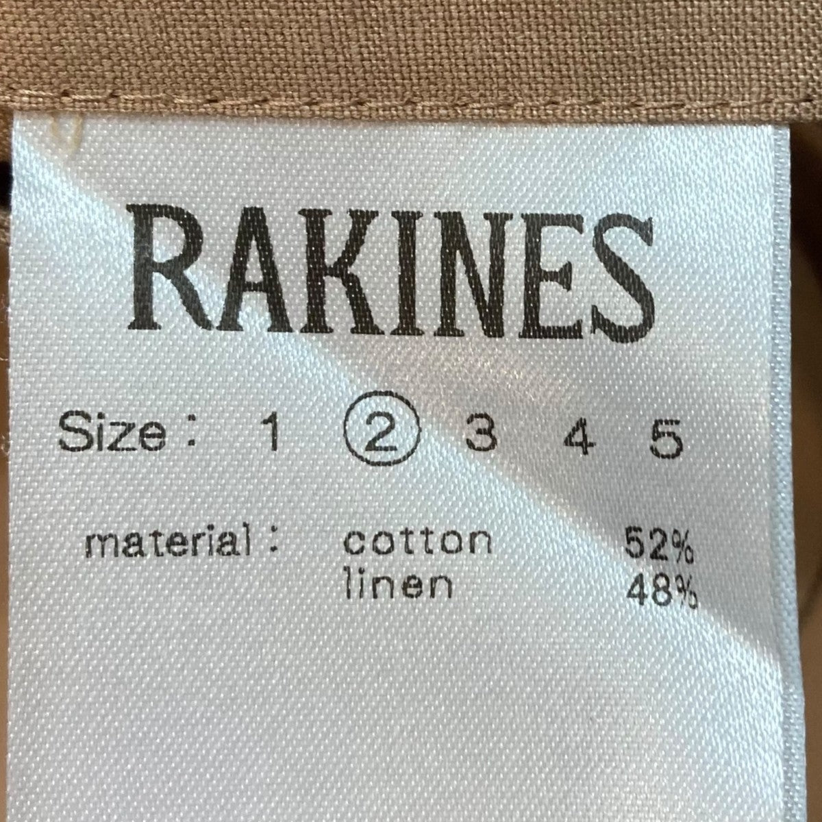 RAKINES シャツジャケット13S25HN280J 古着・中古-9枚目のアイテム画像