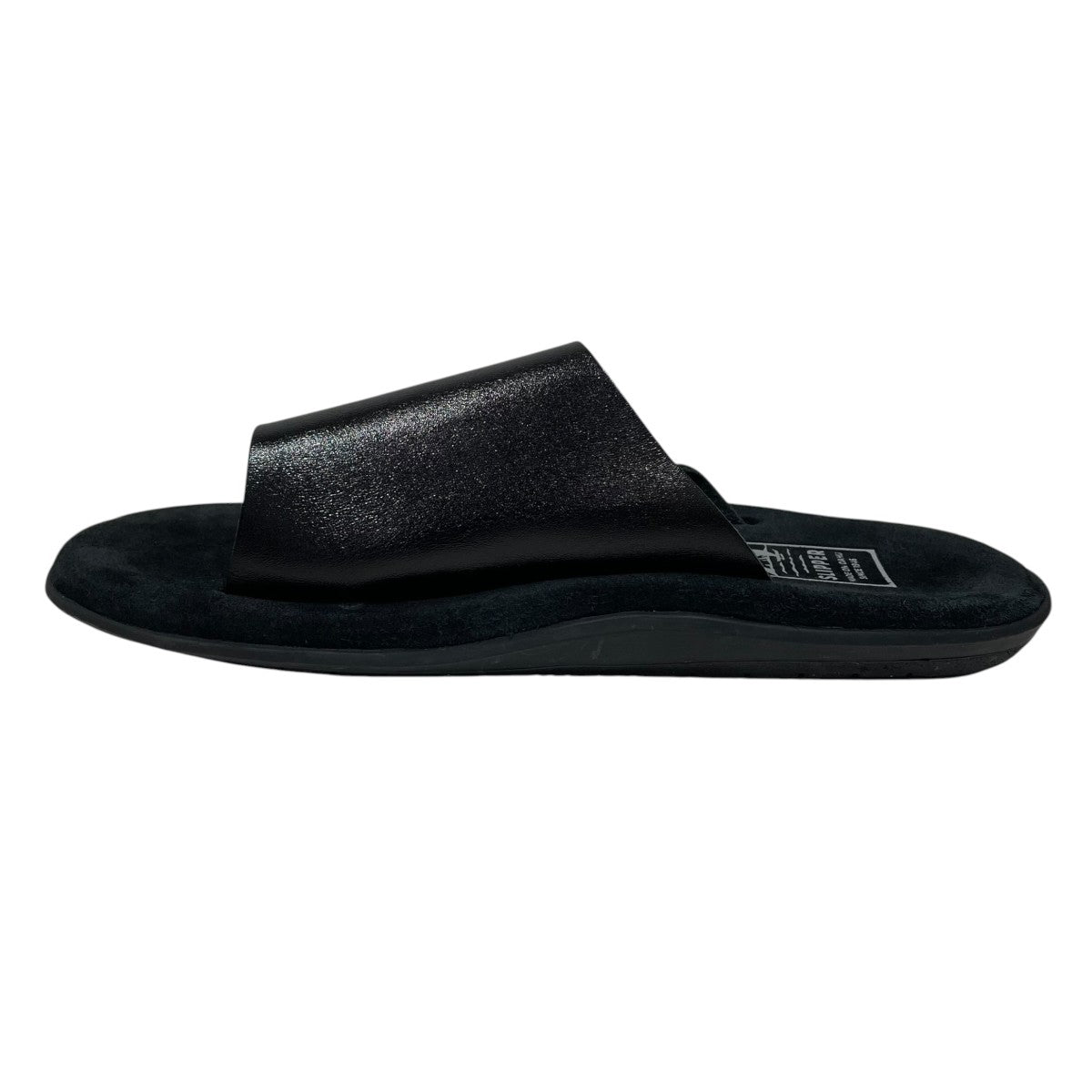 ISLAND SLIPPER(アイランドスリッパ) レザーサンダル ブラック サイズ