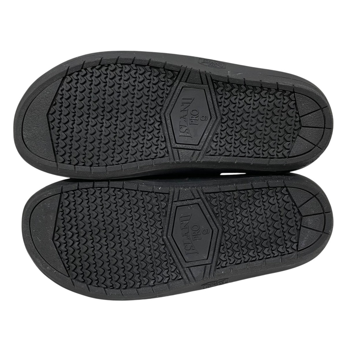 ISLAND SLIPPER(アイランドスリッパ) レザーサンダル ブラック サイズ
