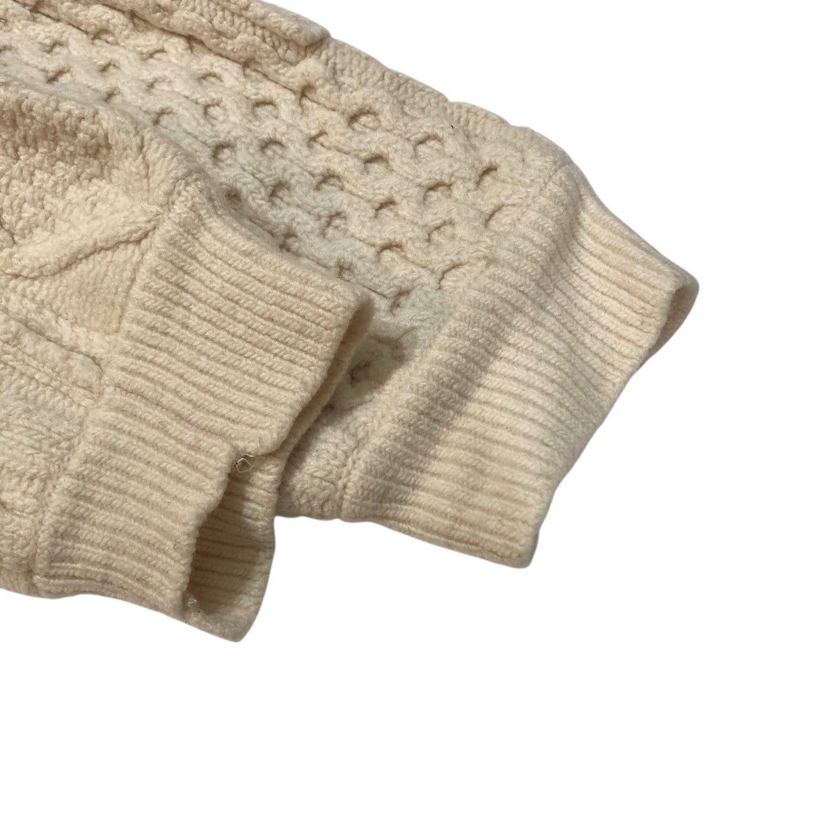 OVERSIZED INTERLACED CABLE KNIT LSケーブルニットST.319