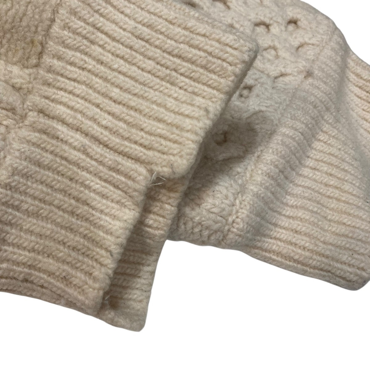 OVERSIZED INTERLACED CABLE KNIT LSケーブルニットST.319