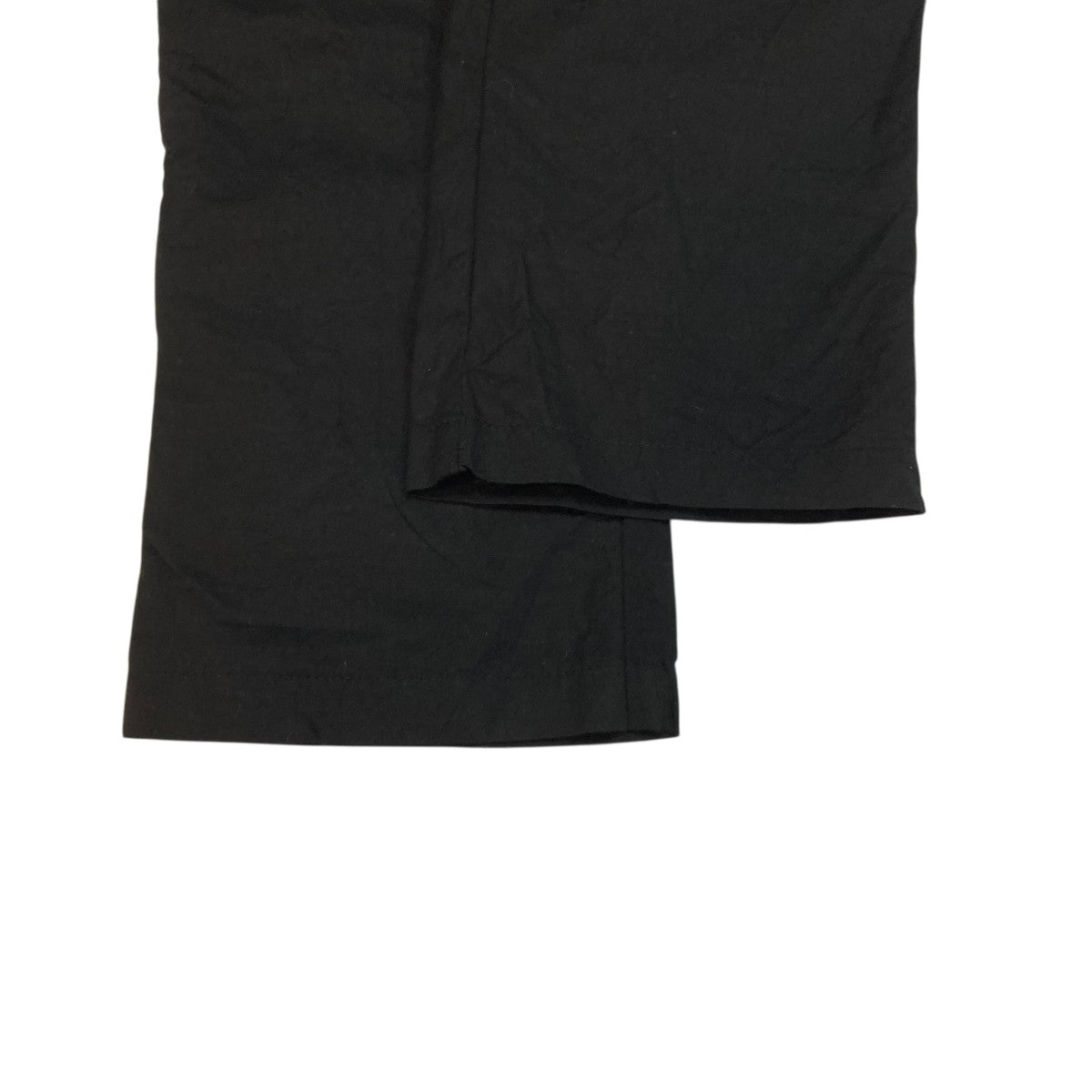 山内 リネン ブラック パンツ 山内(ヤマウチ) 有松塩縮加工リネン ワンタックスリムパンツ 20s62-B