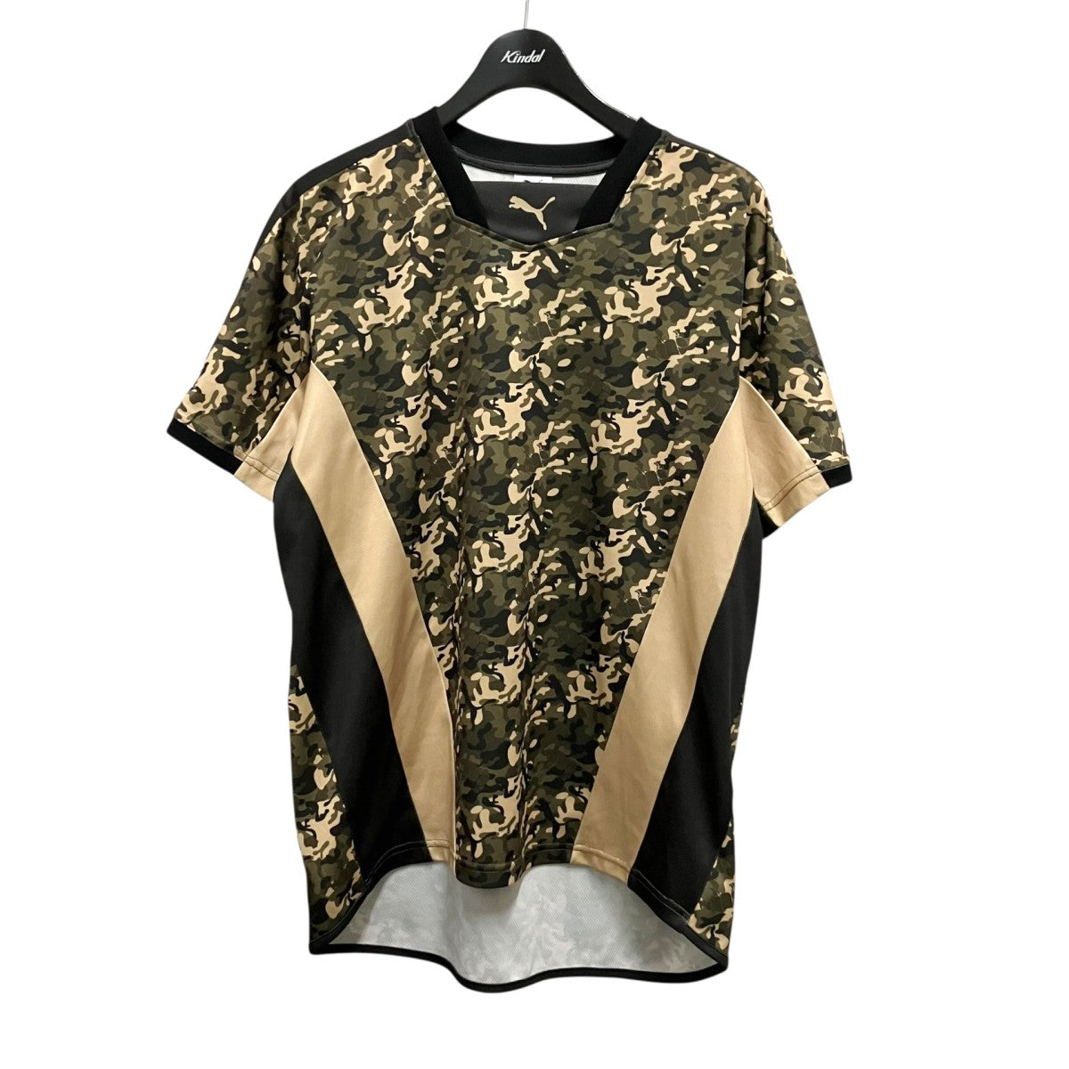 PUMA×SCYE Toasted Almondカモフラ柄半袖Tシャツ631581 古着・中古-1枚目のアイテム画像