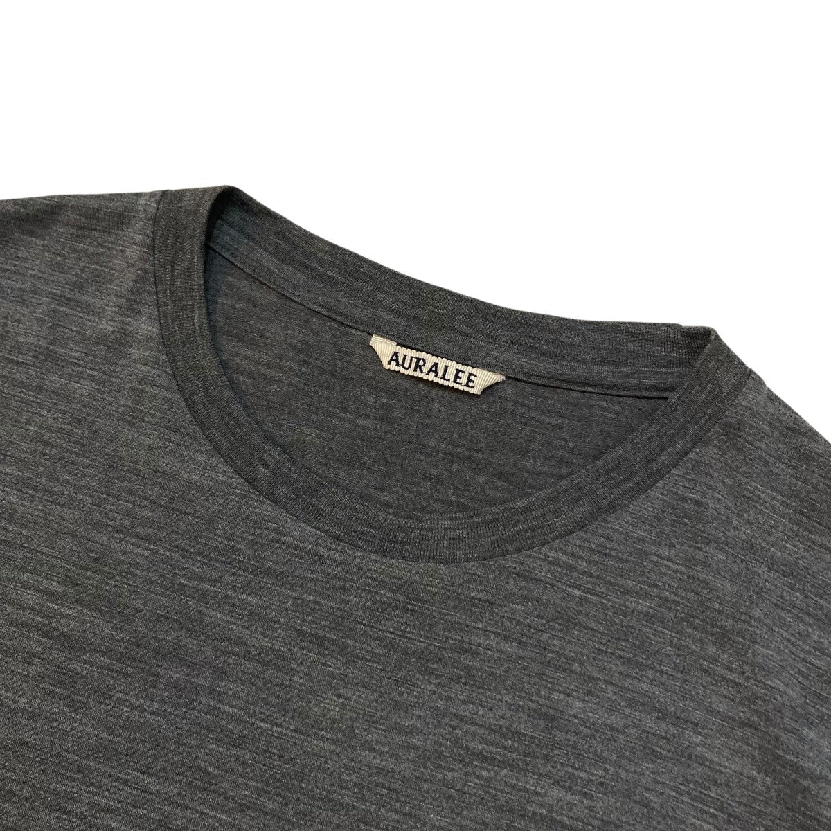 AURALEE SUPER SOFT WOOL JERSEY TEE半袖TシャツA25ST01UT 古着・中古-3枚目のアイテム画像