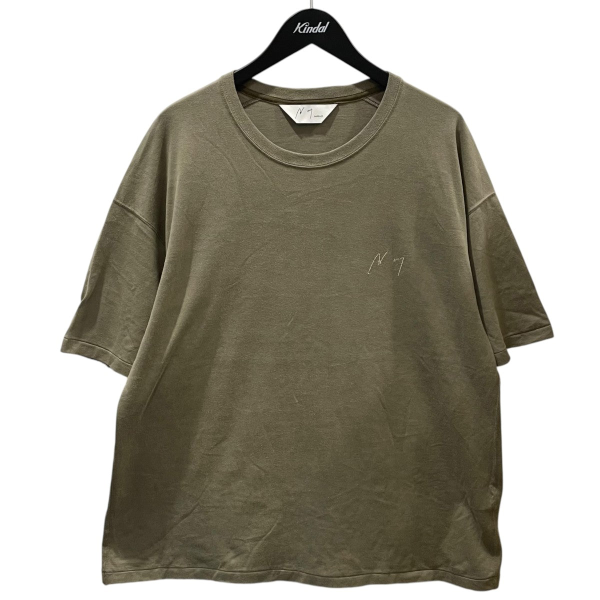 ANCELLM 25SS ロゴ刺繍加工Tシャツ UNEVENNESS T-SHIRT アンイーブンネス ティーシャツ ANC-CT103 古着・中古-1枚目のアイテム画像