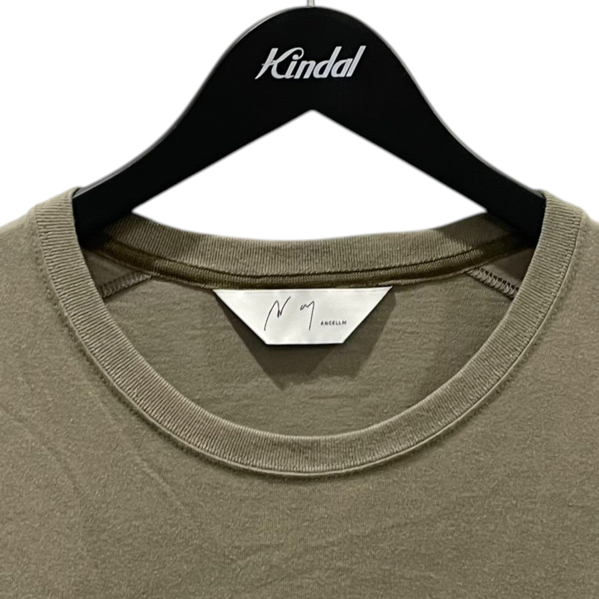 ANCELLM 25SS ロゴ刺繍加工Tシャツ UNEVENNESS T-SHIRT アンイーブンネス ティーシャツ ANC-CT103 古着・中古-3枚目のアイテム画像