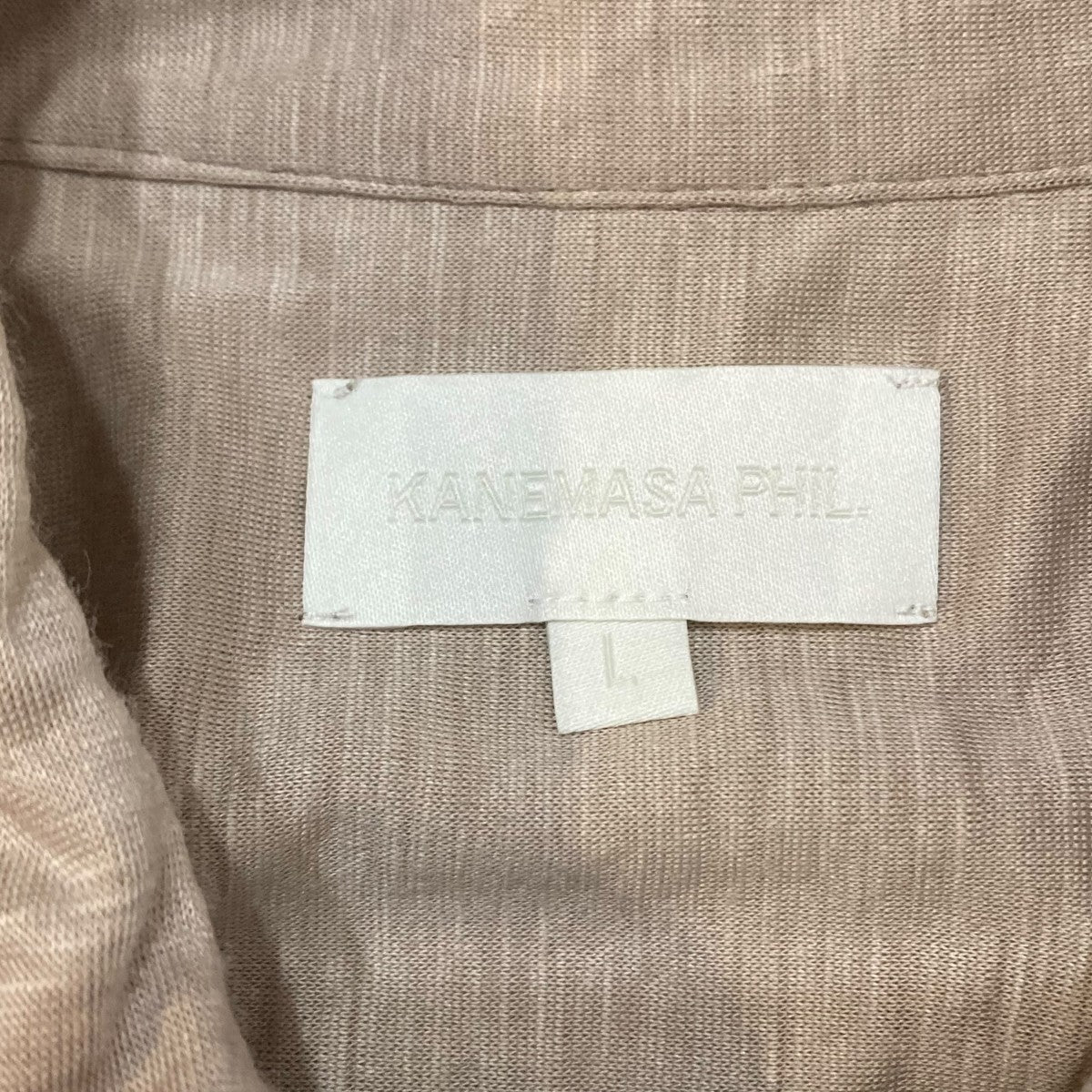 KANEMASA PHIL． 28G Atmosphere Ramie S S Shirt半袖シャツKM25S-048 古着・中古-6枚目のアイテム画像