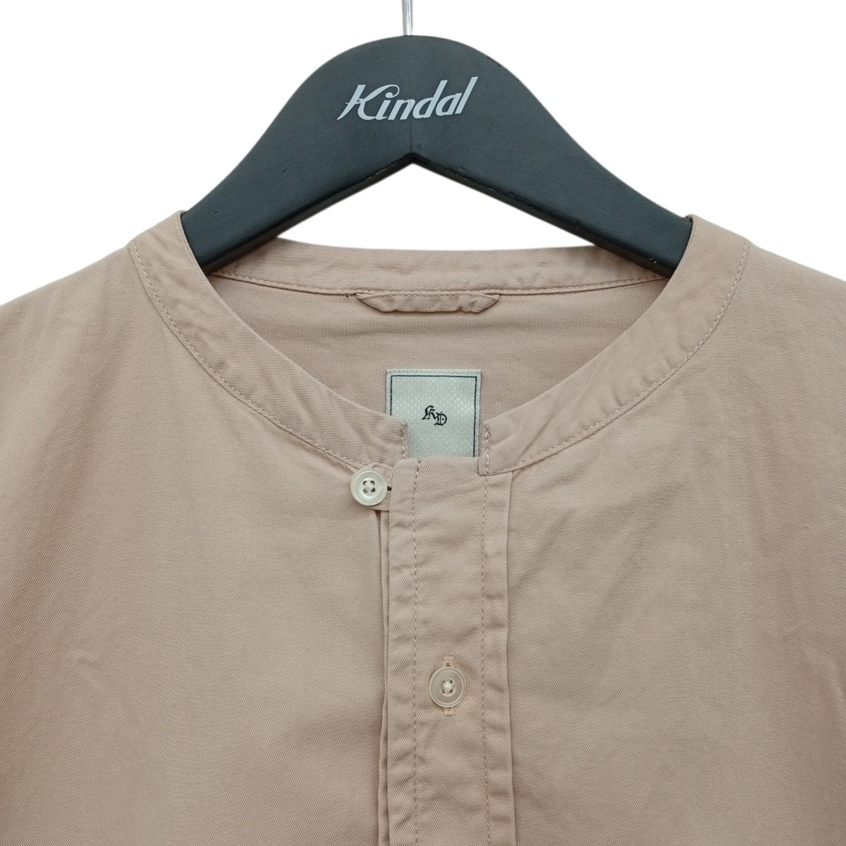 KICS DOCUMENT． SQ HEM BAND COLLAR SHIRT長袖シャツ01-2003-0003-11 古着・中古-5枚目のアイテム画像