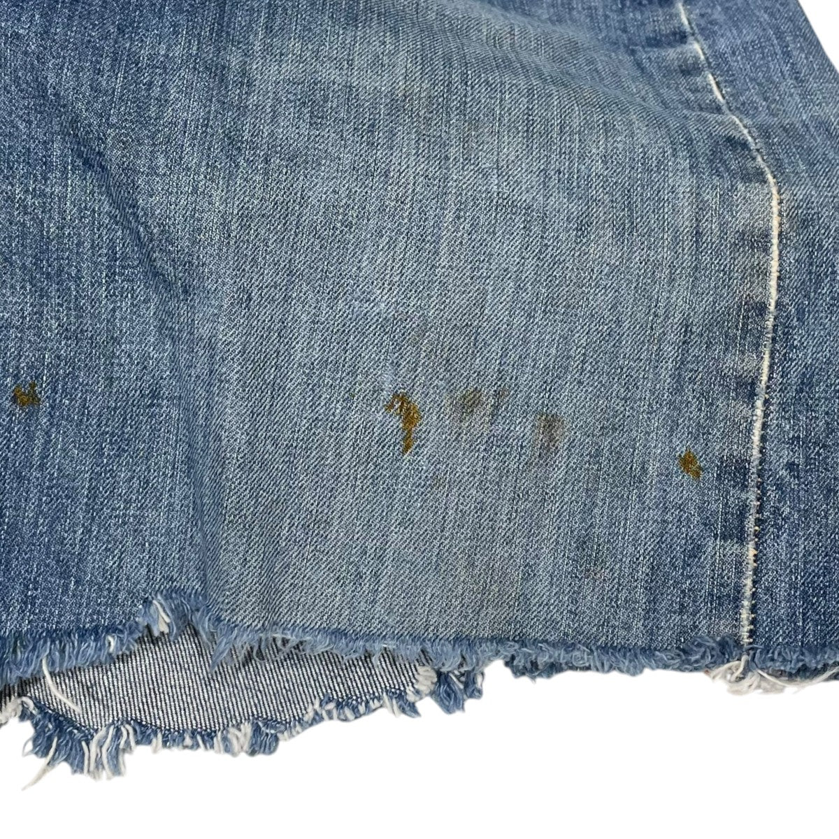 PAY DAY リメイクデニムハーフパンツ 42 TALON ボタン裏Y 古着・中古-10枚目のアイテム画像