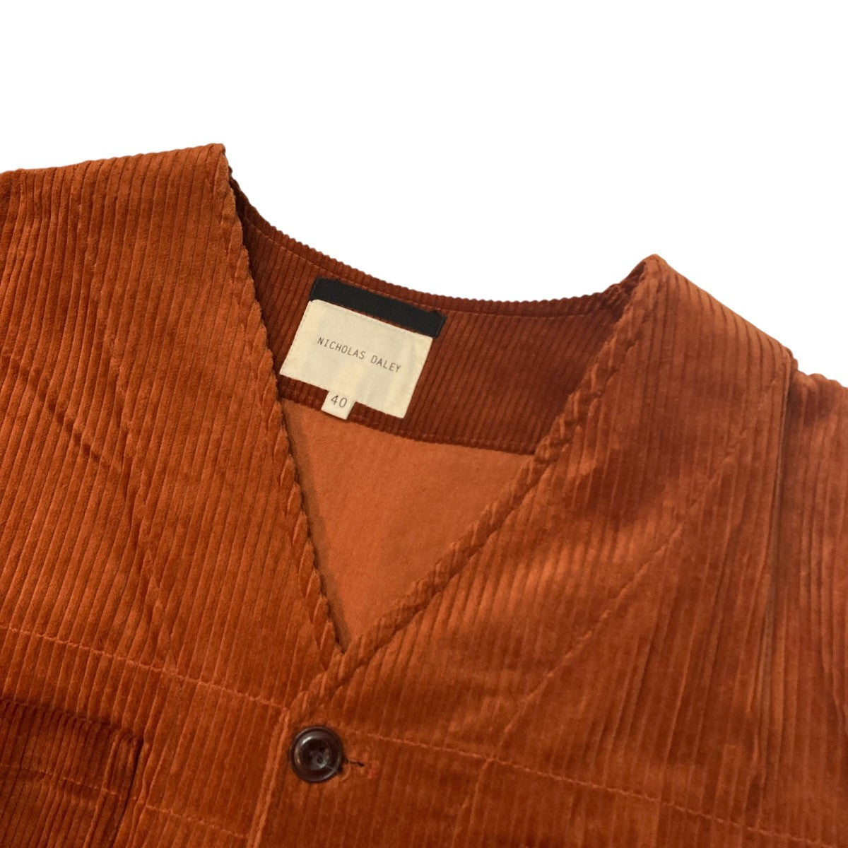 Nicholas Daley コーデュロイジャケット NICHOLAS DALEY(ニコラスデイリー) コーデュロイジャケット ブラウン