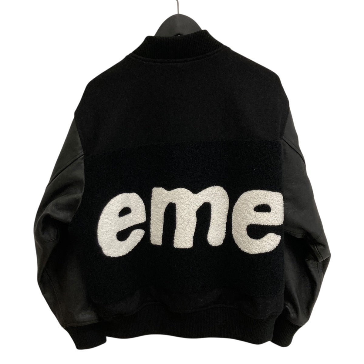 Supreme(シュプリーム) Big Logo Varsity Jacketブルゾン ブラック