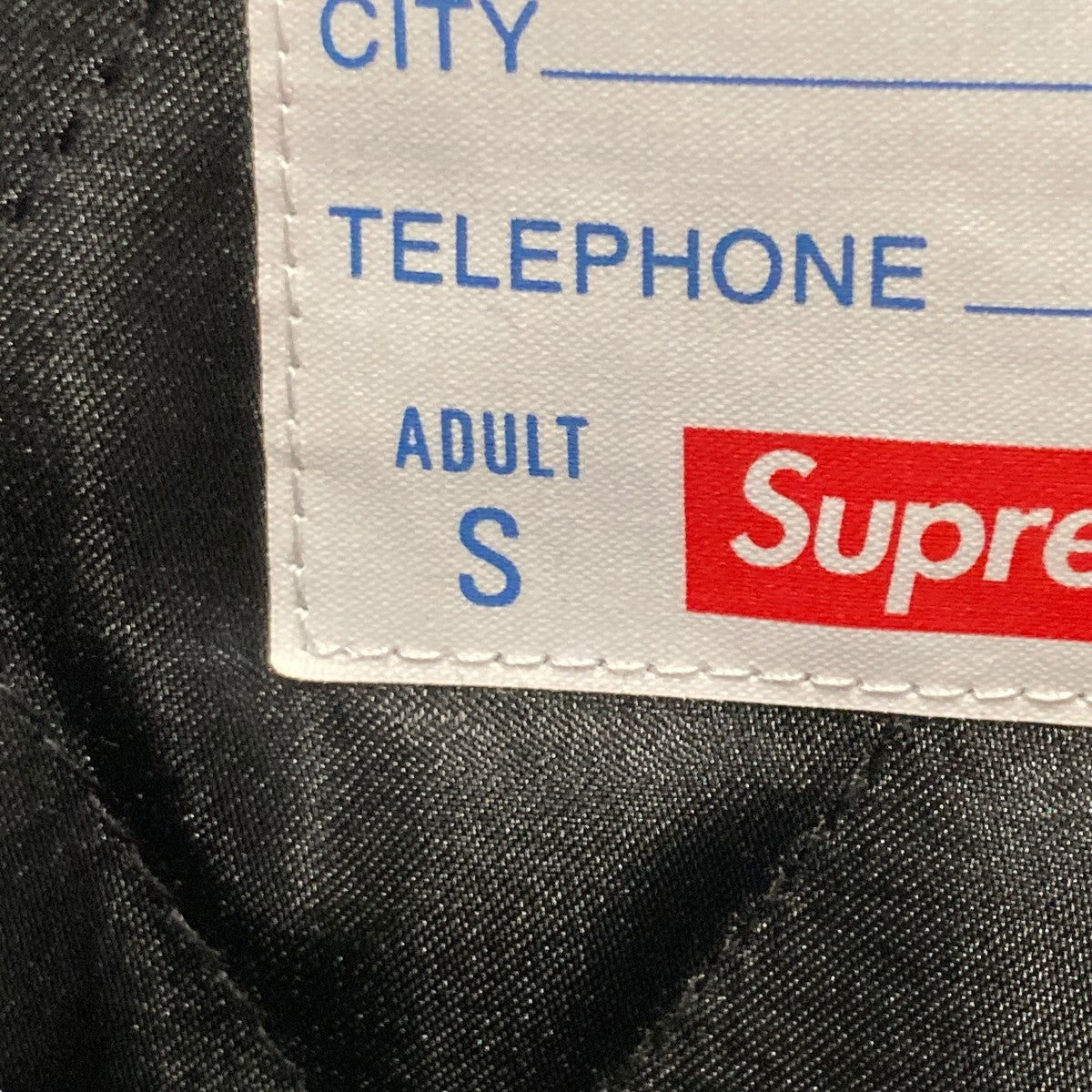 Supreme(シュプリーム) Big Logo Varsity Jacketブルゾン ブラック