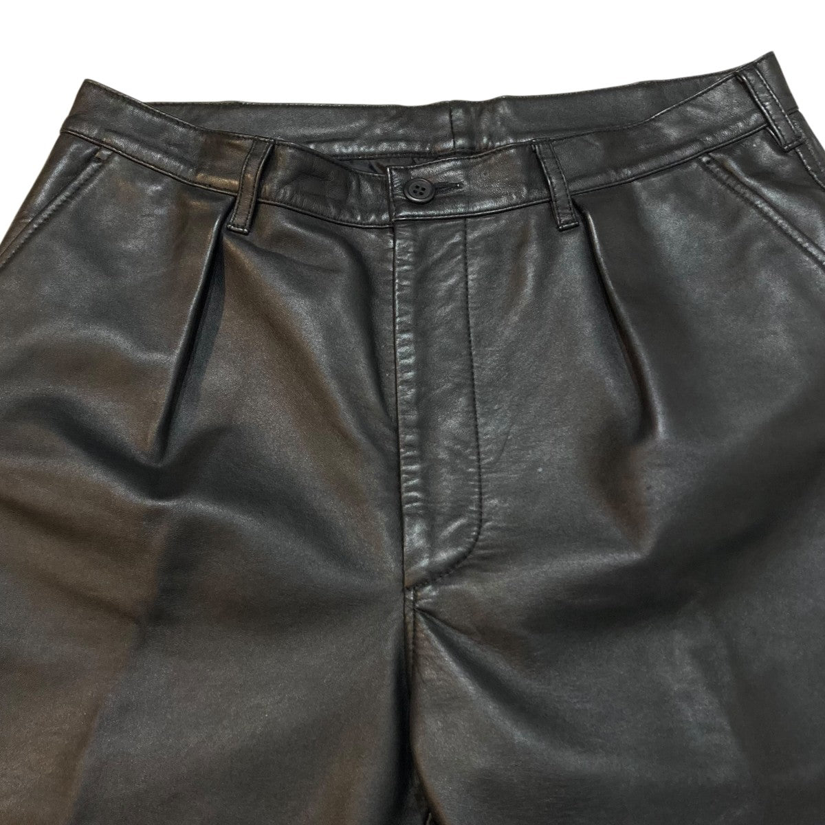 JOURNAL STANDARD TRISECT ラムレザーショーツショートパンツ24031600800010 古着・中古-3枚目のアイテム画像
