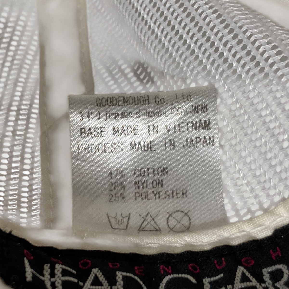 GOODENOUGH メッシュキャップ 古着・中古-6枚目のアイテム画像