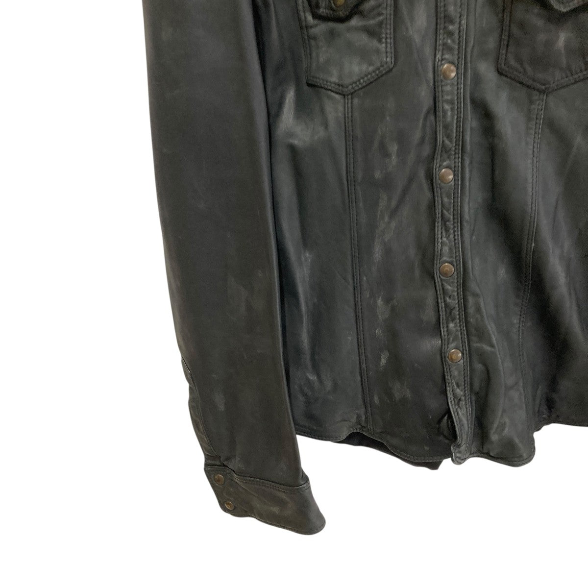 DOLCE ＆ GABBANA レザージャケットG5946L 古着・中古-4枚目のアイテム画像