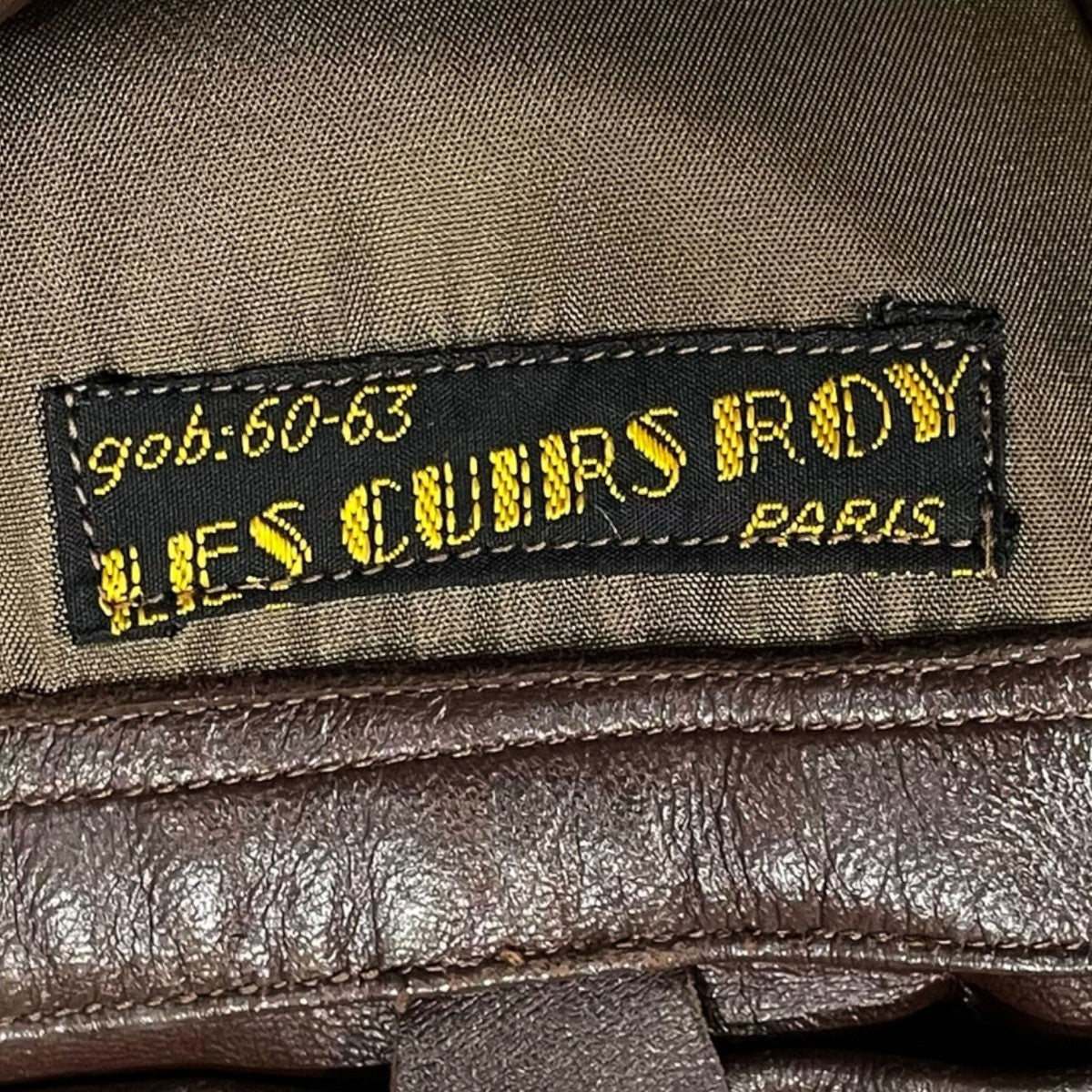 フランス軍 レザーテーラードジャケット