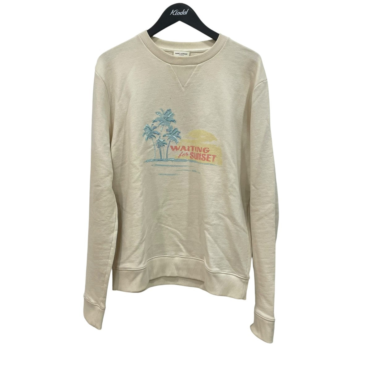 Saint Laurent Paris WAITING FOR SUNSETスウェット500651 古着・中古-1枚目のアイテム画像