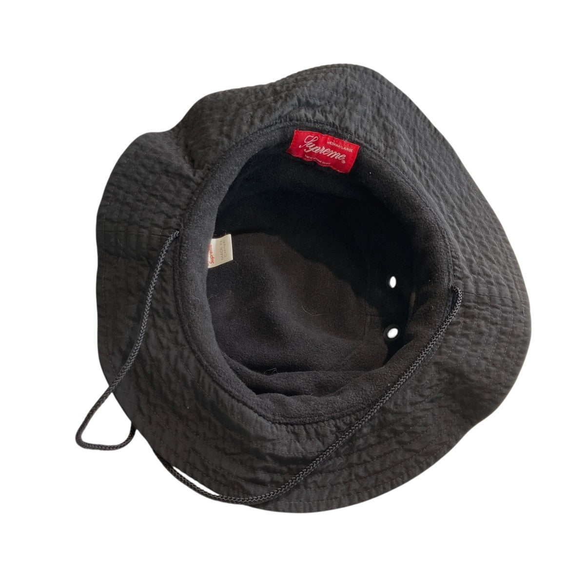 正規品　Supreme サファリハット　マウンテンハット　帽子　ブラック　黒 Supreme(シュプリーム) サファリハット ブラック サイズ M/L｜【公式