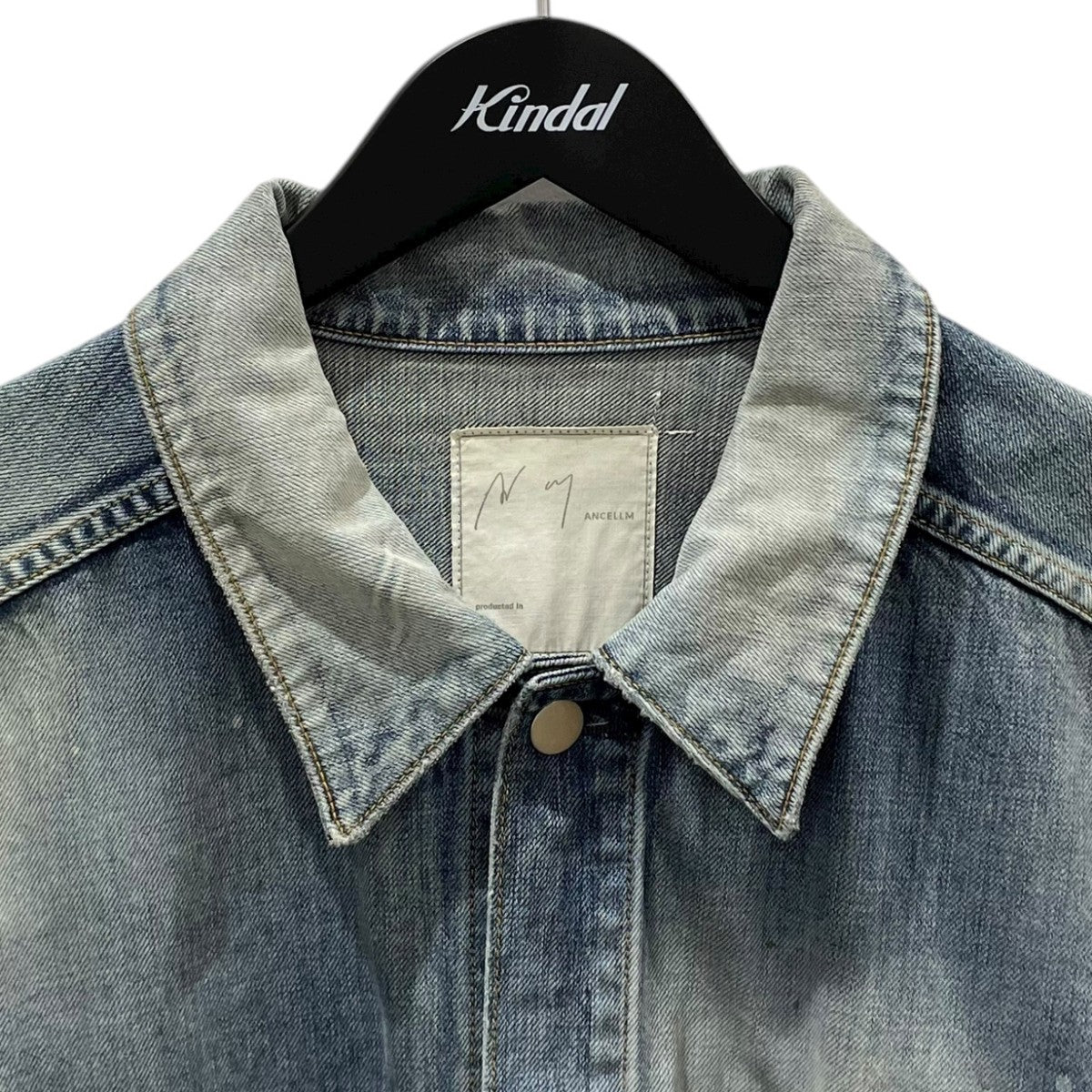 ANCELLM(アンセルム) 25SS 加工デニムジャケット AGING DENIM JACKET