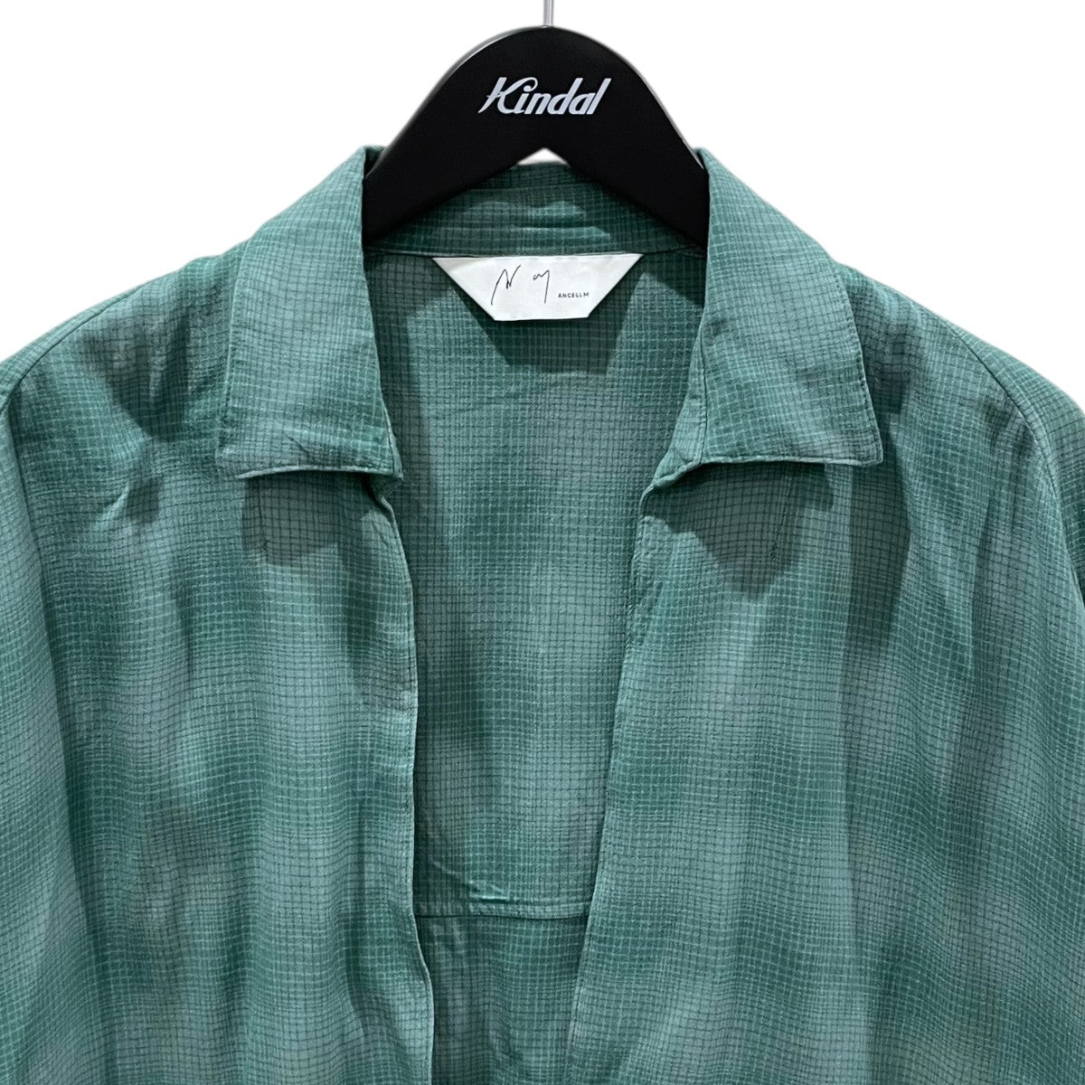 ANCELLM 24SS オンブレチェックプルオーバー シャツ OMBRE CHECK PULLOVER SHIRT ANC-SH17 古着・中古-3枚目のアイテム画像