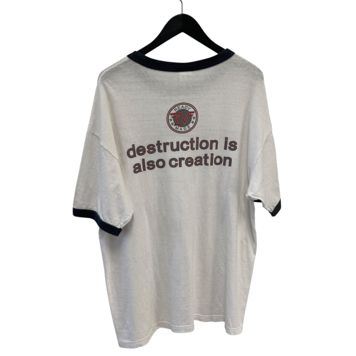 READYMADE SS T-SHIRT RINGER半袖TシャツRE-CO-WH-00-00-276 古着・中古-2枚目のアイテム画像