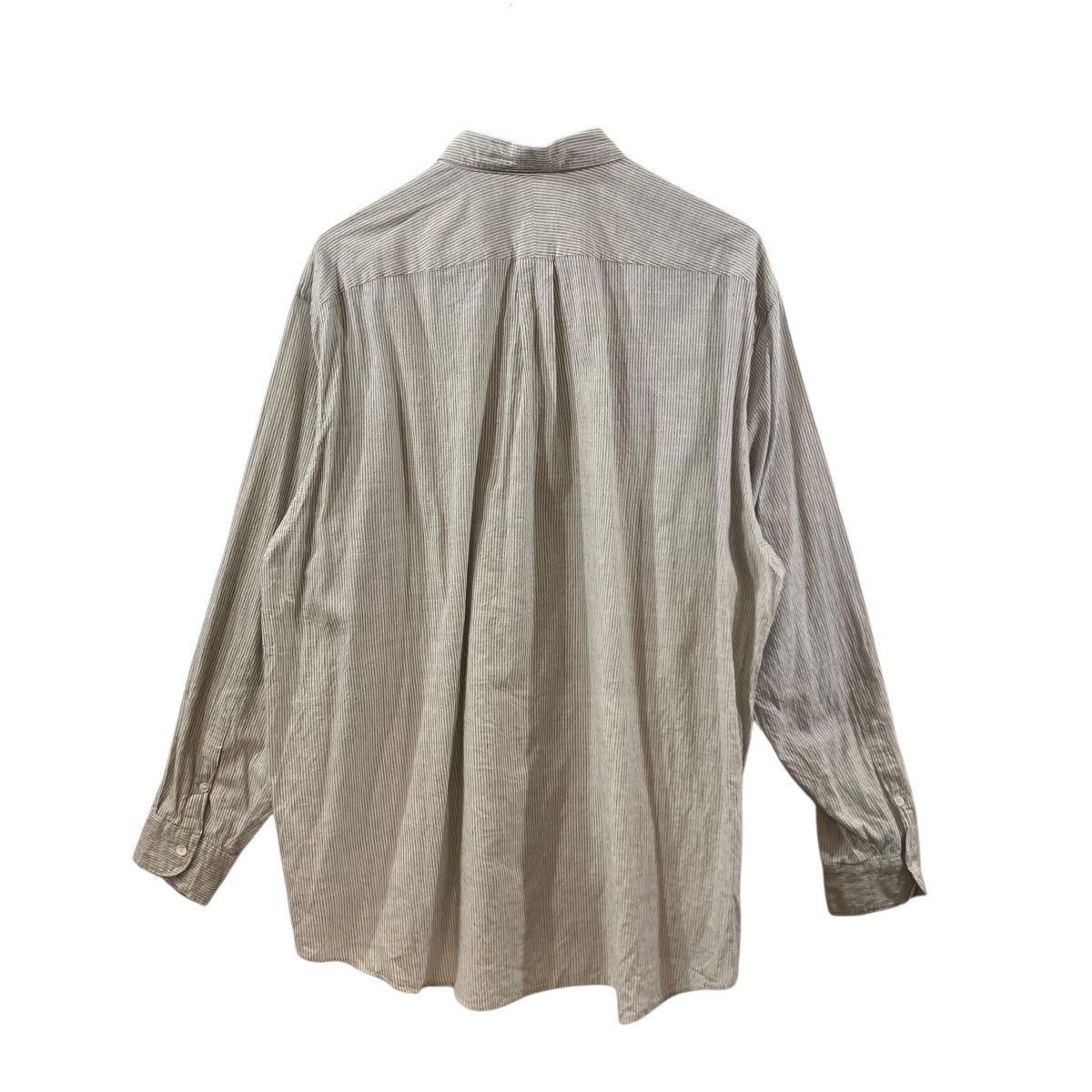 COMOLI(コモリ) 24SSKHADIコットンコモリシャツストライプ長袖シャツ