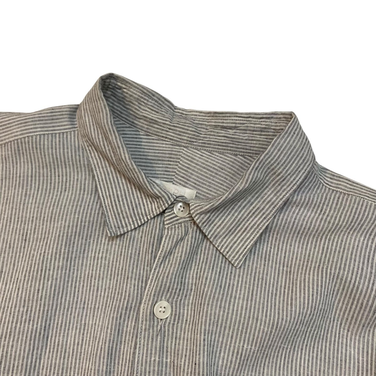 COMOLI(コモリ) 24SSKHADIコットンコモリシャツストライプ長袖シャツ