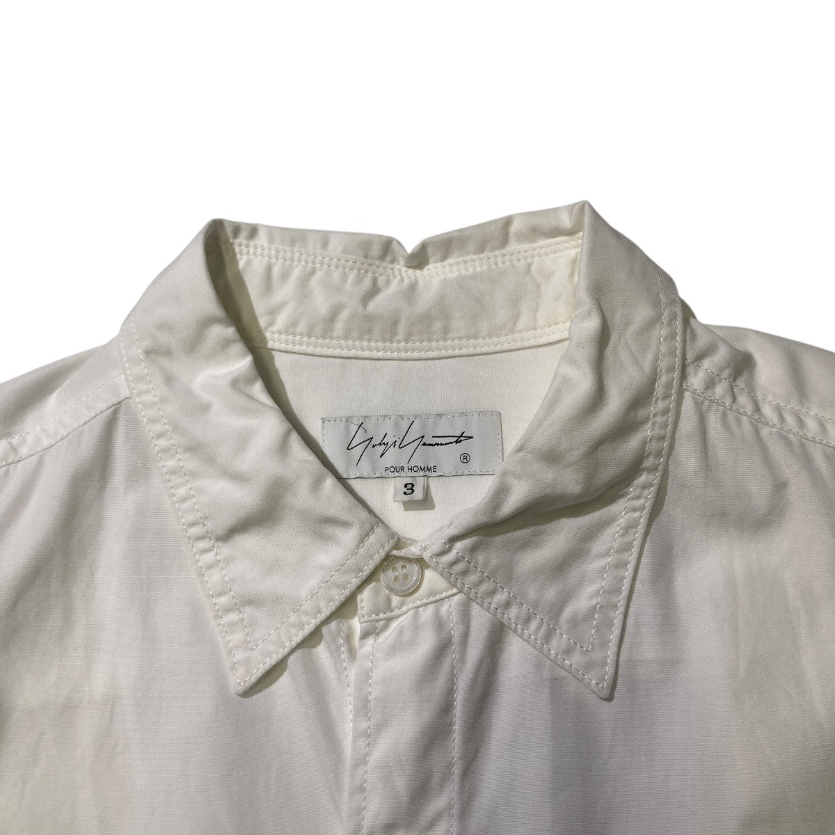 Yohji Yamamoto pour homme 長袖シャツHG-B01-001 古着・中古-8枚目のアイテム画像