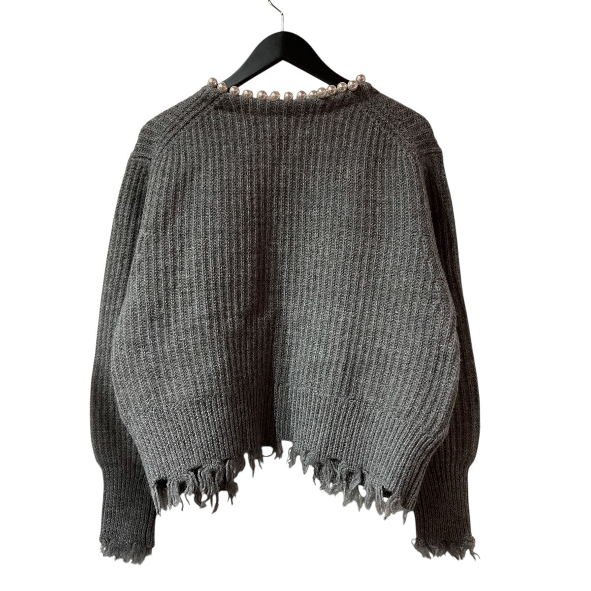 MADISON BLUE(マディソンブルー) パールカーディガンニット