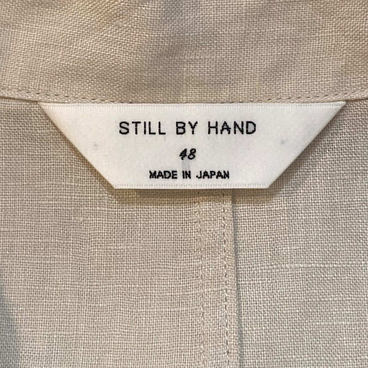 STILL BY HAND 半袖リネンシャツSH03252 古着・中古-7枚目のアイテム画像