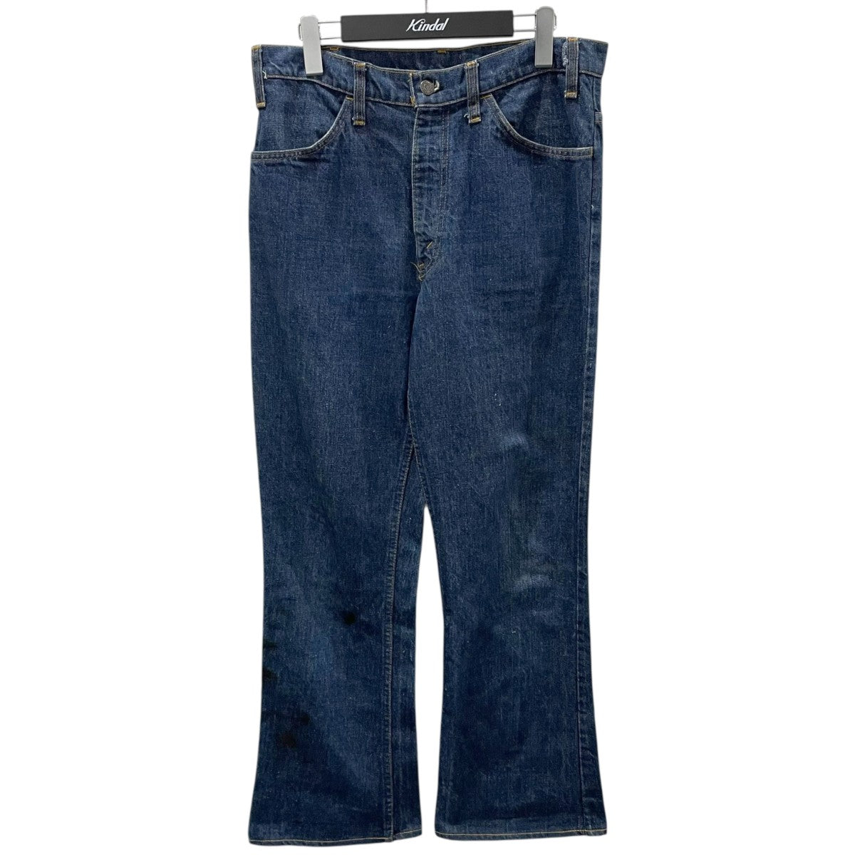 LEVI’S フレアデニムパンツ ボタン裏4 42TALON オレンジタブ 古着・中古-1枚目のアイテム画像