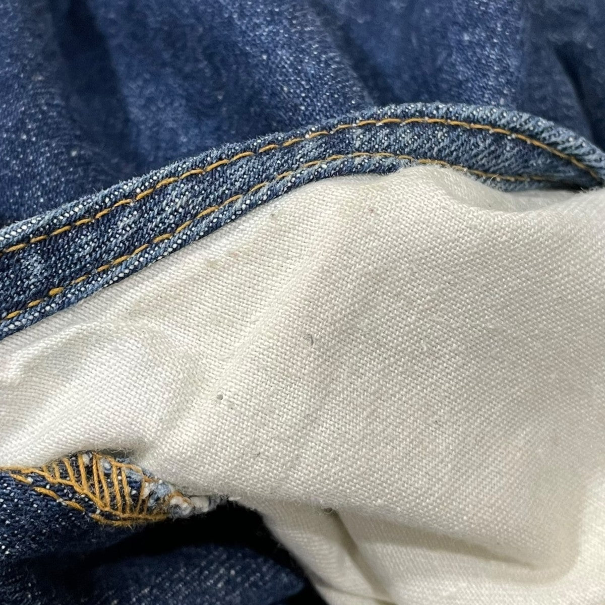 LEVI'S(リーバイス) フレアデニムパンツ ボタン裏4 42TALON オレンジ