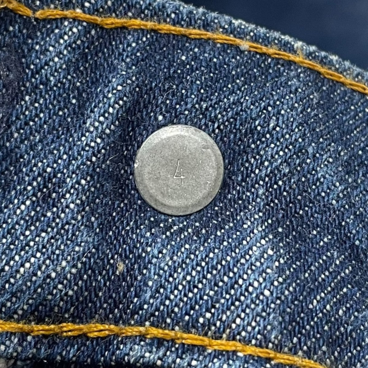 LEVI'S(リーバイス) フレアデニムパンツ ボタン裏4 42TALON オレンジ