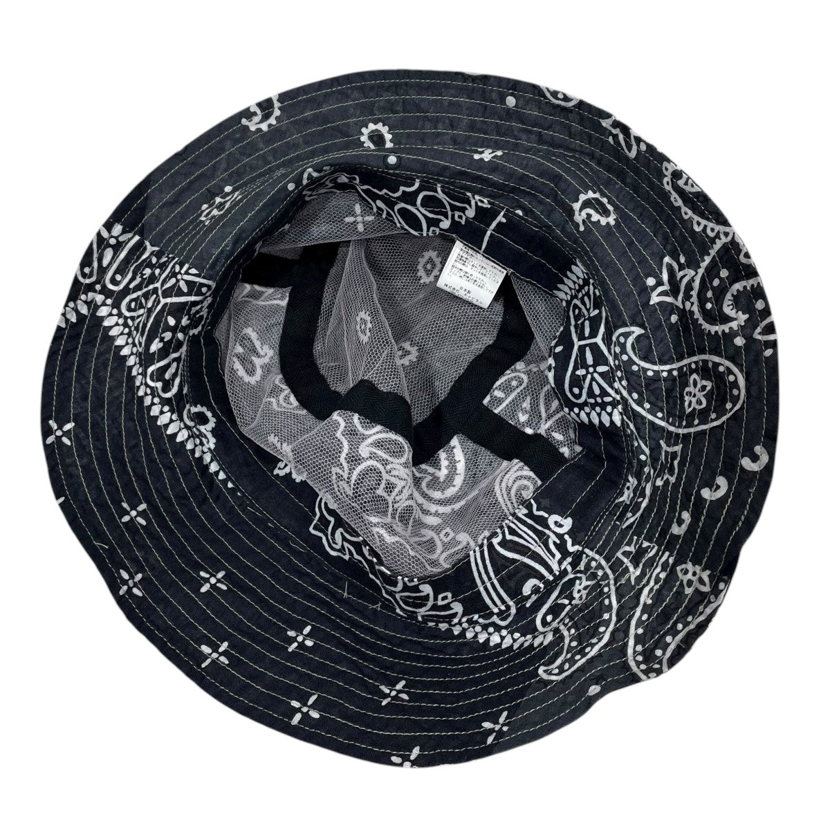 バンダナパッチワークpt バケットHAT（長ツバ） EK-1233XH