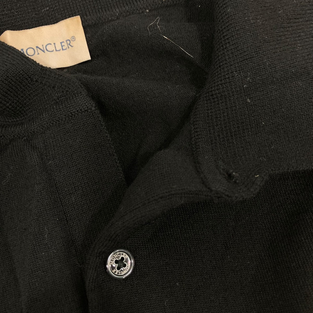 MONCLER MAGLIA TRICOT POLO半袖ニットポロシャツE209P9300000 古着・中古-6枚目のアイテム画像