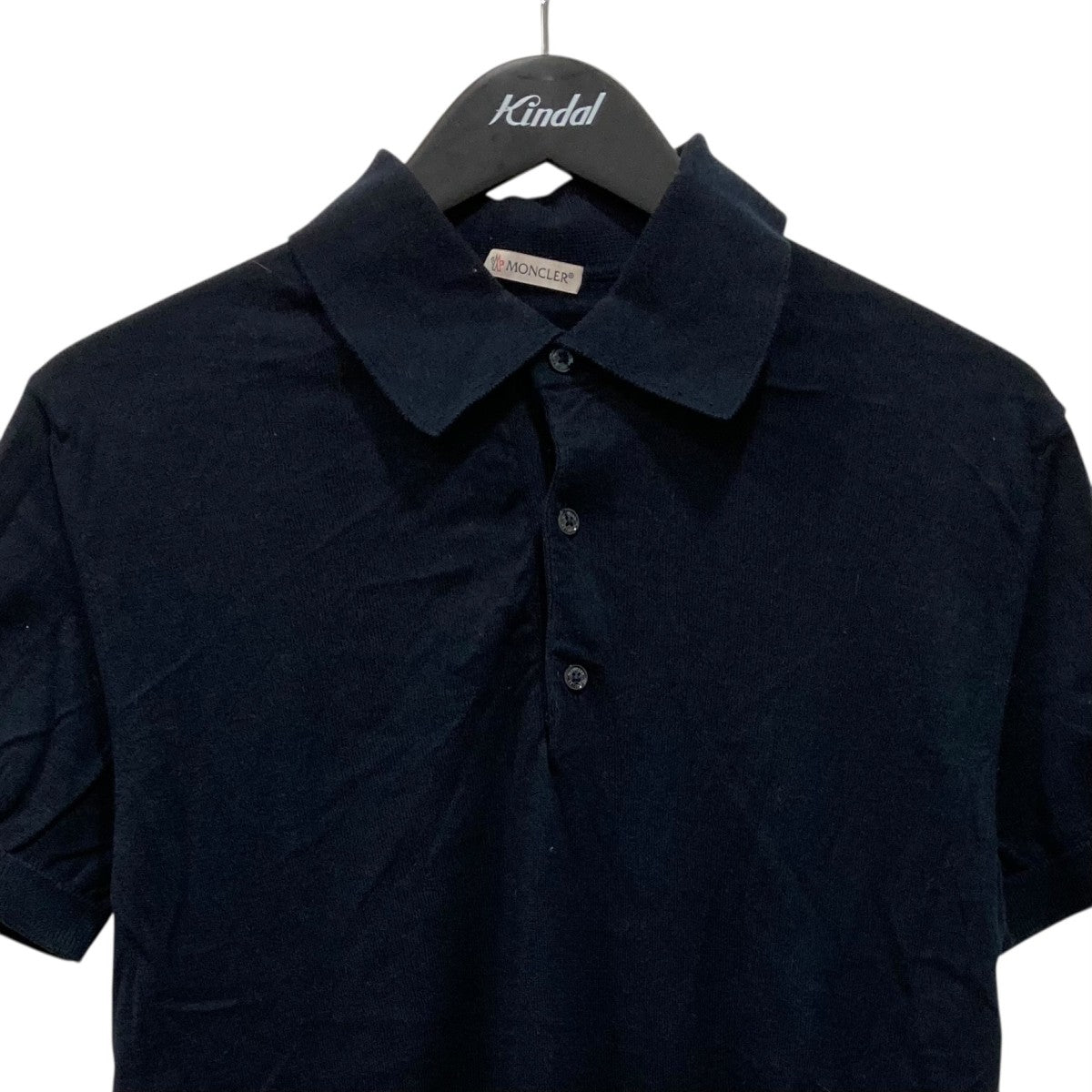 MONCLER MAGLIA TRICOT POLO半袖ニットポロシャツD109P9326000 古着・中古-2枚目のアイテム画像