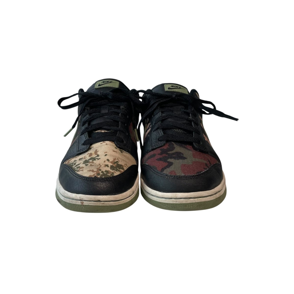 NIKE DUNK LOW SE BLACK MULTI CAMOローカットスニーカーDH0957-001 古着・中古-3枚目のアイテム画像