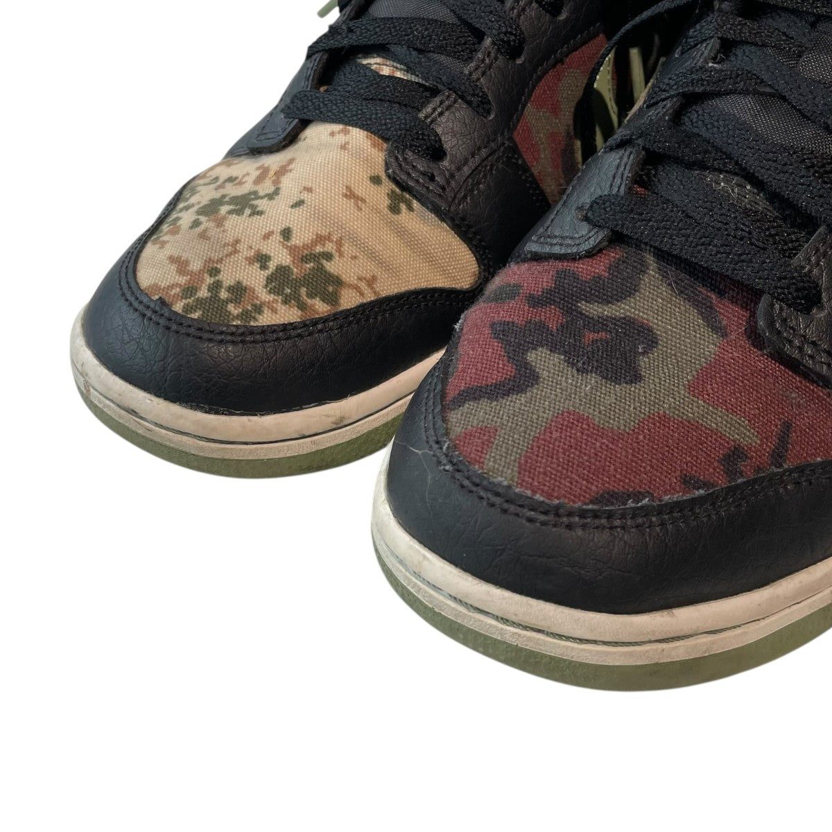 NIKE DUNK LOW SE BLACK MULTI CAMOローカットスニーカーDH0957-001 古着・中古-7枚目のアイテム画像