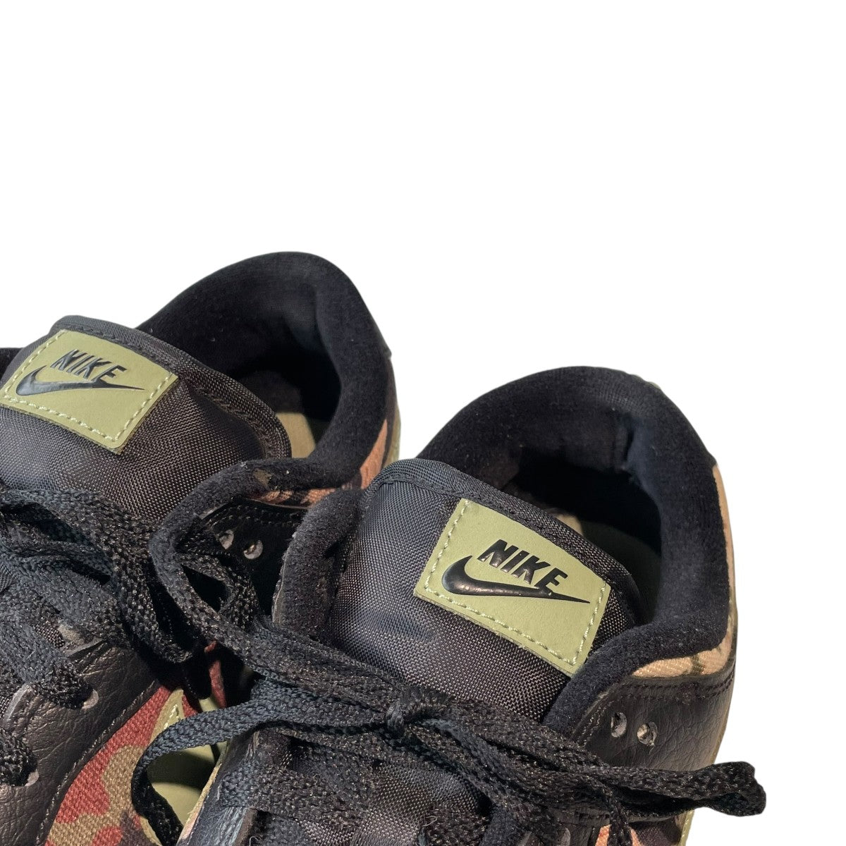 NIKE DUNK LOW SE BLACK MULTI CAMOローカットスニーカーDH0957-001 古着・中古-8枚目のアイテム画像