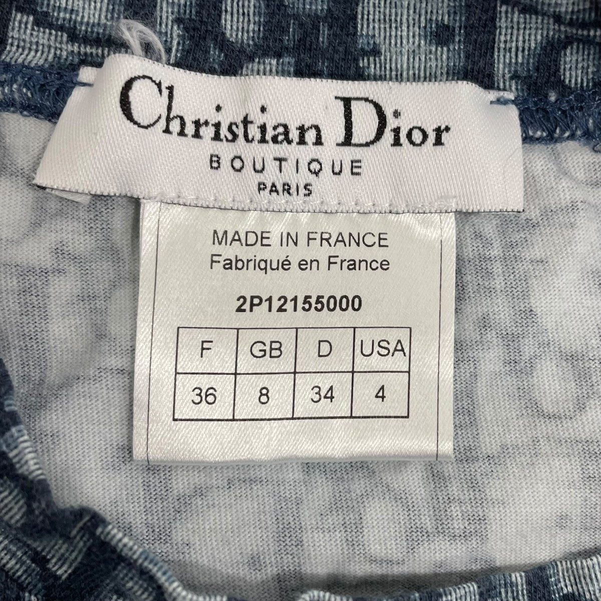 Christian Dior ノースリーブカットソー2P12155000 古着・中古-6枚目のアイテム画像