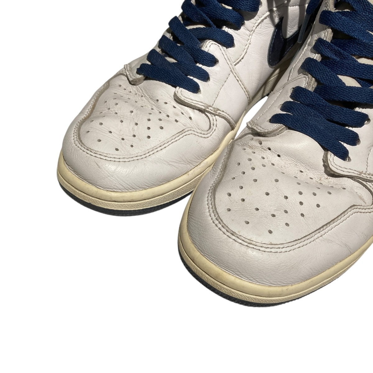 Air Jordan 1 Retro High Metallic Navyハイカットスニーカー555088-106