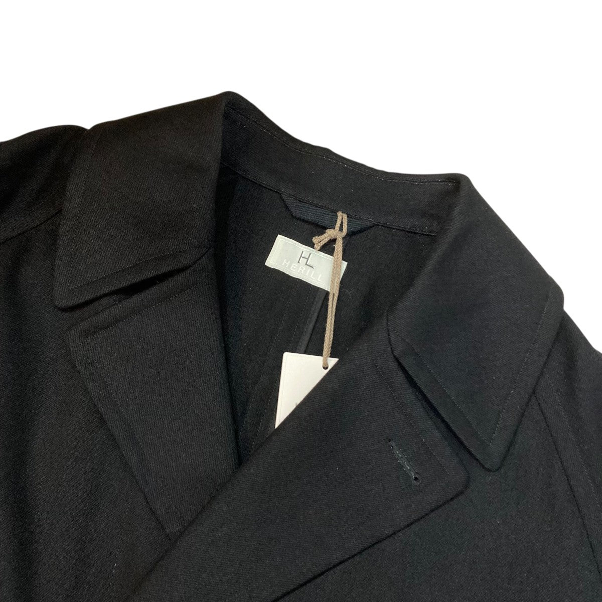 HERILL(ヘリル) カシミヤデニムPコートピーコート21-020-HL8090-3 21