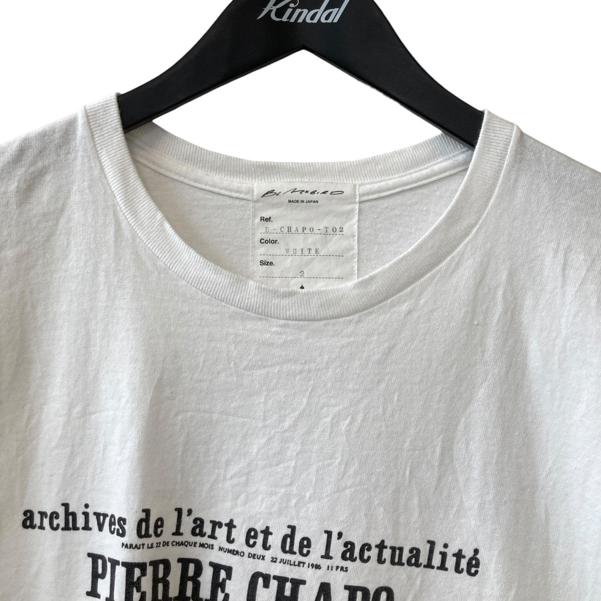 BLACKBIRD short sleeve cutsewn TシャツB-chapo-T02 古着・中古-3枚目のアイテム画像