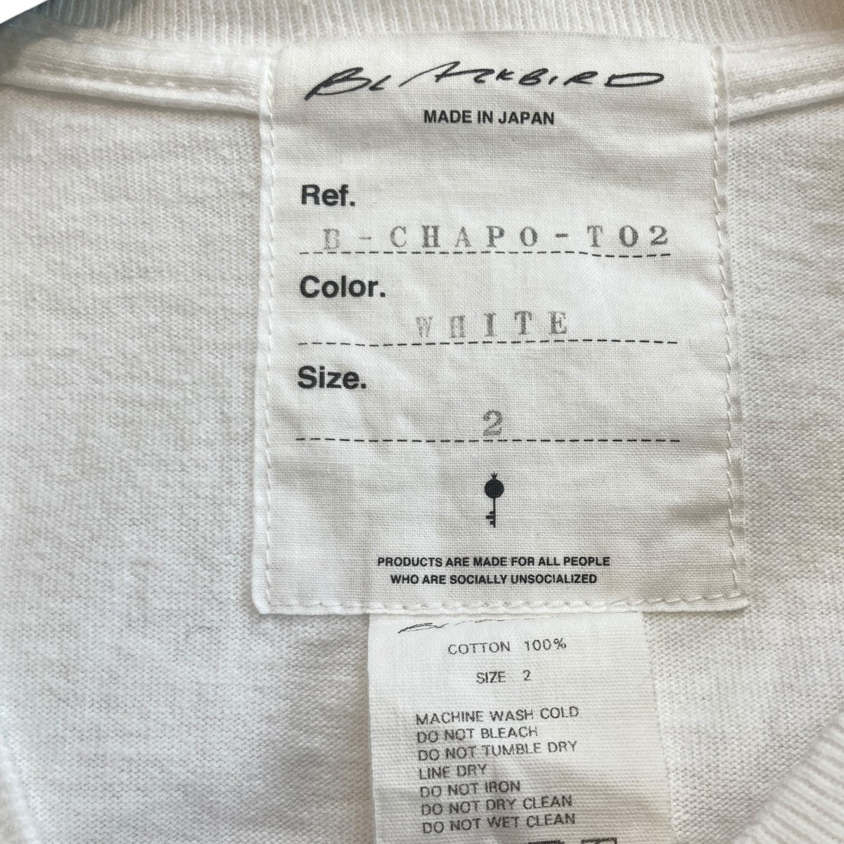 BLACKBIRD short sleeve cutsewn TシャツB-chapo-T02 古着・中古-5枚目のアイテム画像