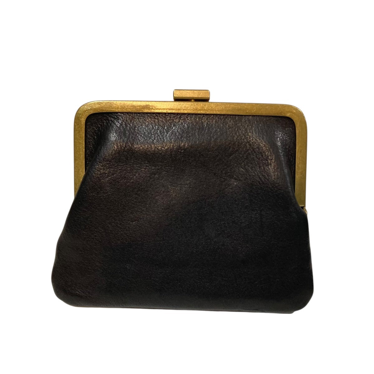 as couture(アズ クチュール) 真鍮口金財布 Middle小銭入れ ブラック
