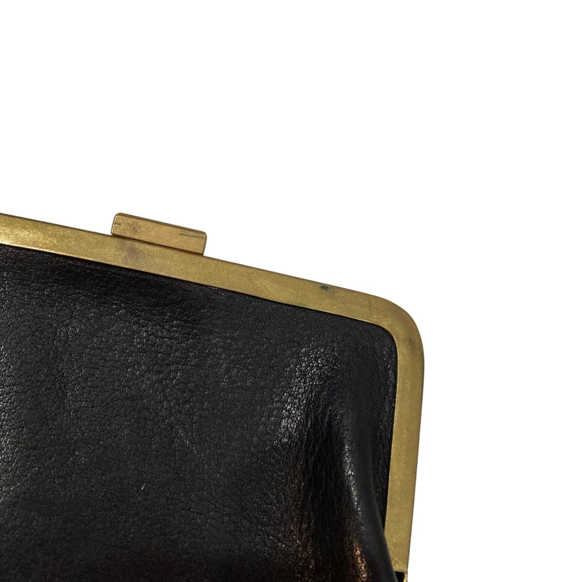 as couture(アズ クチュール) 真鍮口金財布 Middle小銭入れ ブラック