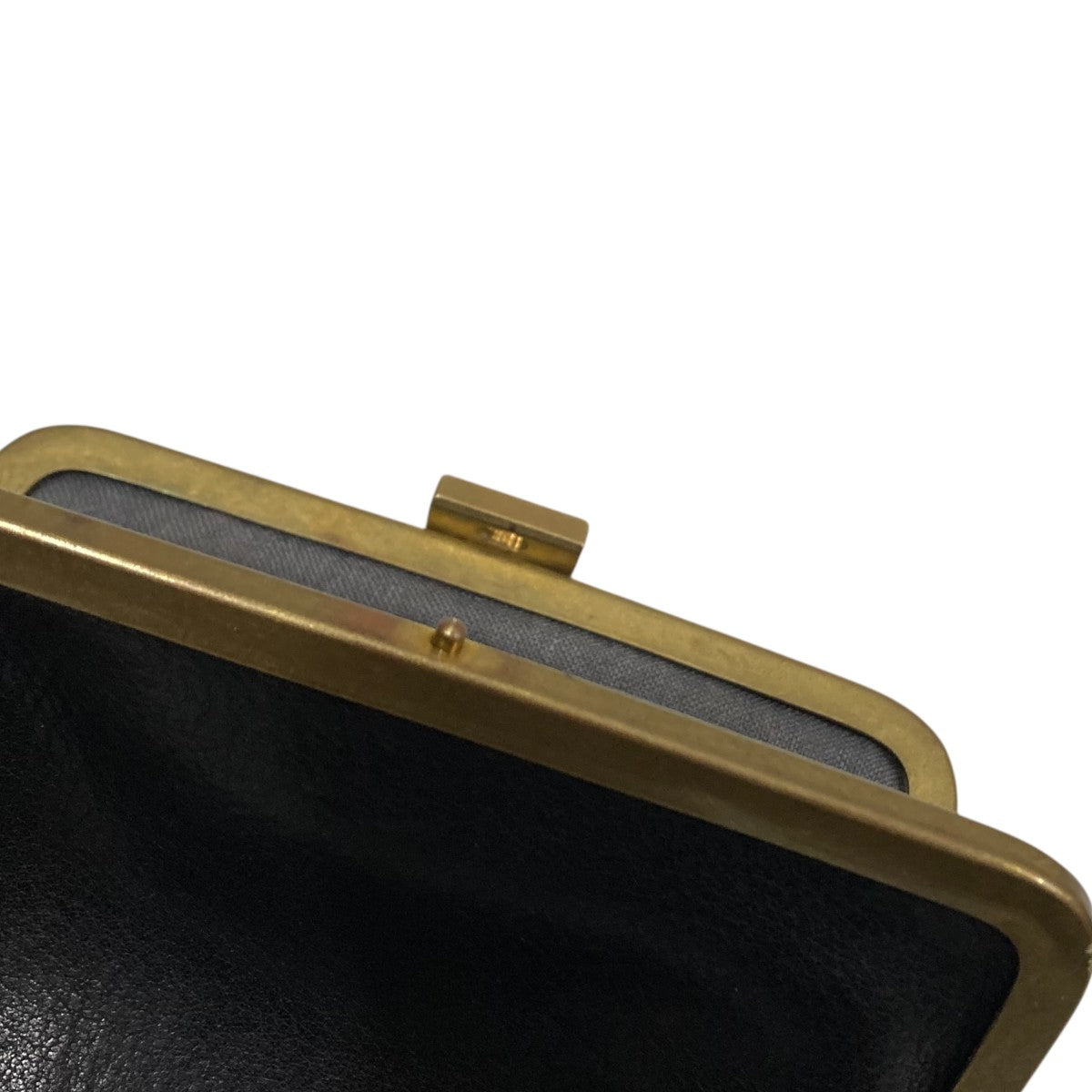 as couture(アズ クチュール) 真鍮口金財布 Middle小銭入れ ブラック