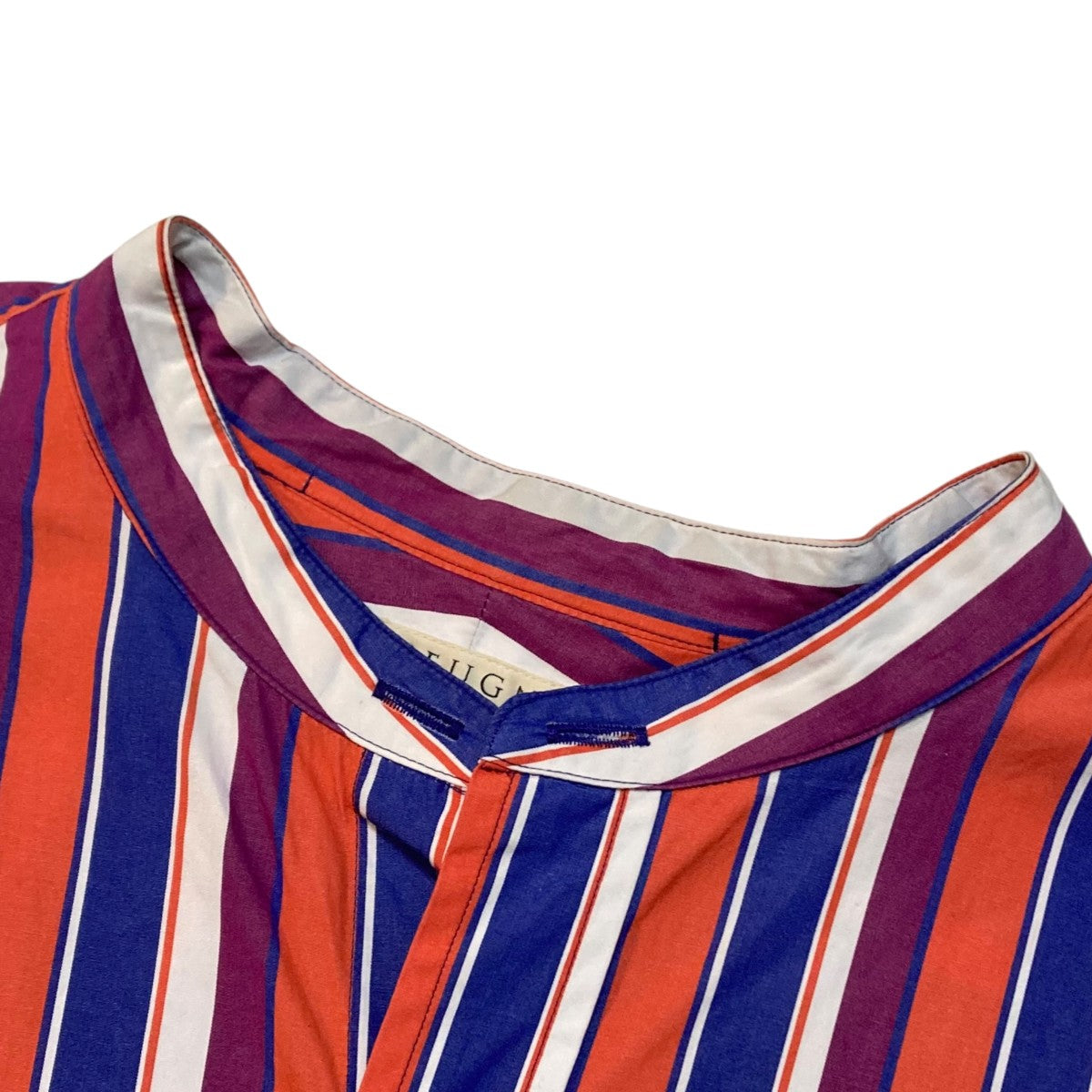 HEUGN(ユーゲン) ストライプバンドカラーシャツSHIRT 062 SHIRT 062