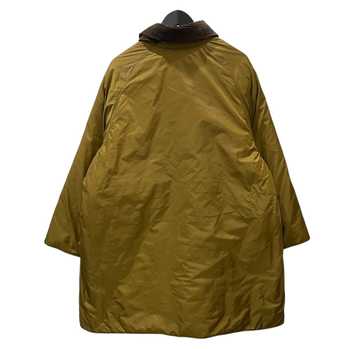 中綿ロングコート ナイロンキルティングの908ハンターコート 80920073