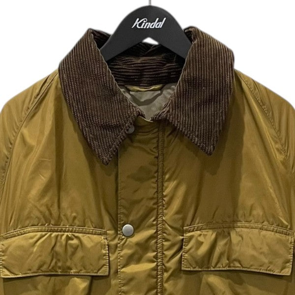 中綿ロングコート ナイロンキルティングの908ハンターコート 80920073